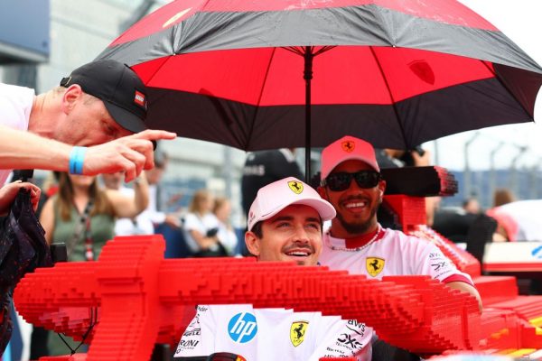 Formula 1 Drivers Just Hit the Track in These Full-Sized Lego Cars