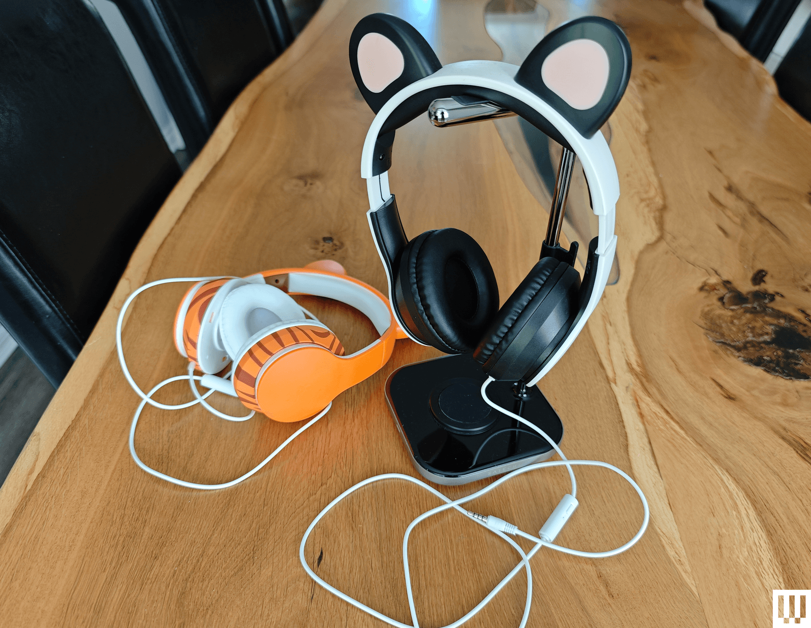 Image may contain Wood Electronics and Headphones