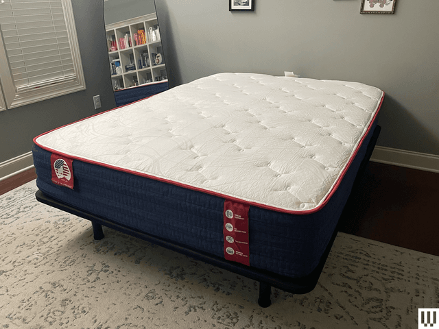 Image may contain: Furniture, Bed, and Mattress