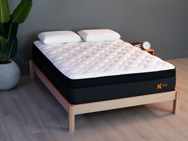 Nolah Evolution 15 Mattress on a bed frame