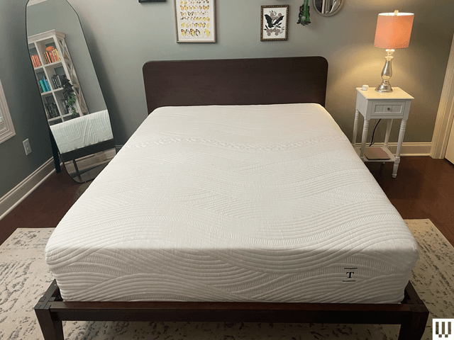 Image may contain: Furniture, and Bed