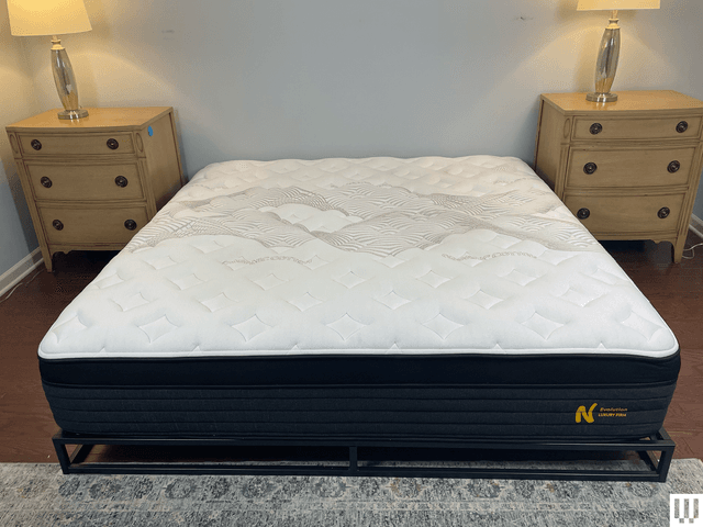 Image may contain: Furniture, Bed, and Mattress