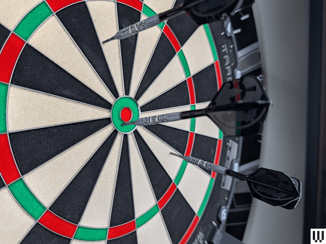 Image may contain: Game, and Darts